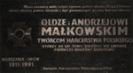 odkry�em tablic� Olgi i Andrzeja w Bazylice Archikatedralnej �w. Jana Chrzciciela w Warszawie.